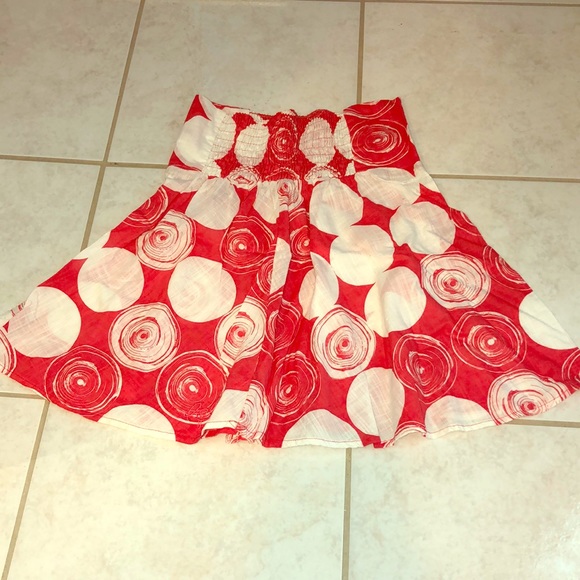 Rip curl white and red skirt - Picture 1 of 2